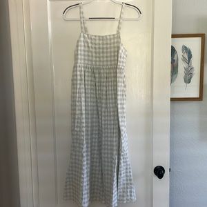 Adorable Madewell gingham midi dress